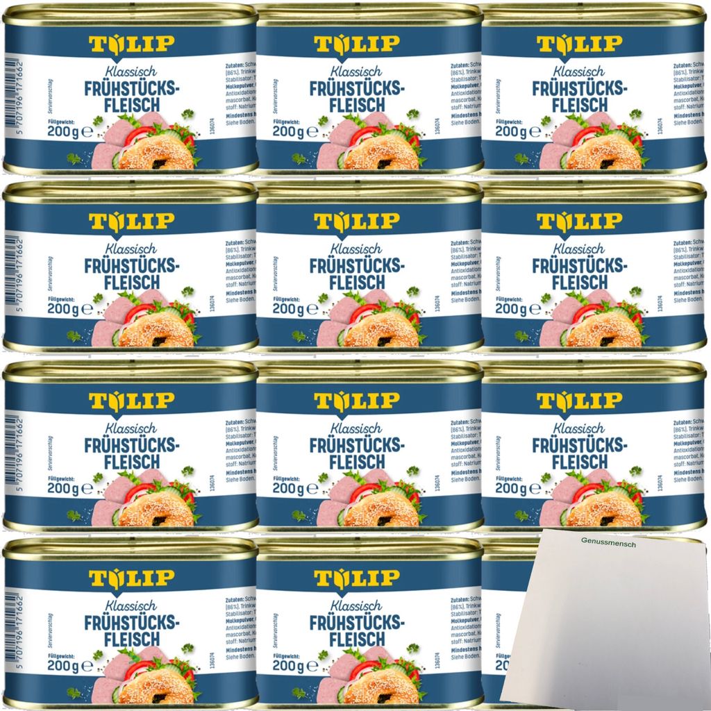 Tulip Klassisch Frühstücksfleisch VPE (12x200g Dose) + usy Produktbild 