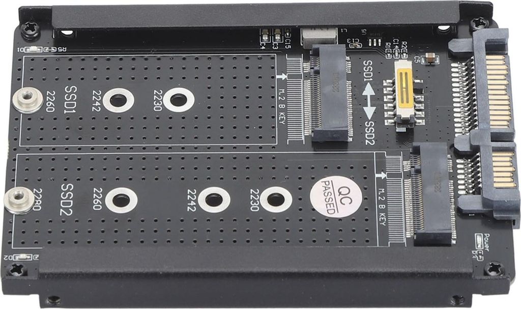 Dual NGFF B M Key M.2 SSD Karte 6Gbps SATA III Schnittstelle 2.5inch SATA Combo HDD Festplattengehäuse für 2230 2242 2260