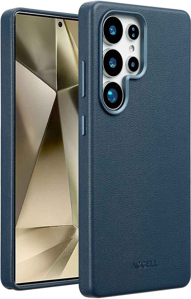 Accezz MagSafe Leather Backcover für das Samsung Galaxy S25 Produktbild 
