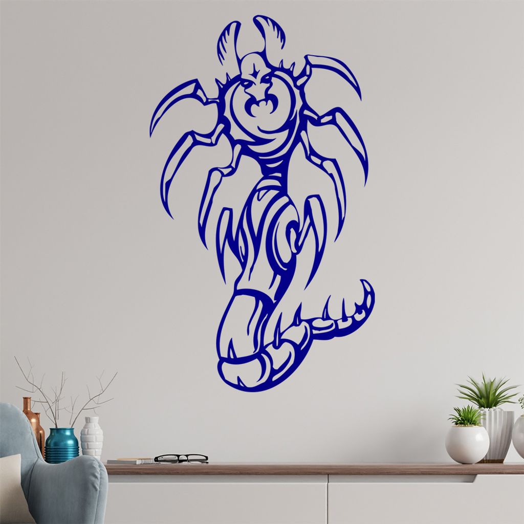 Killer Insekt Wandtattoo in 6 Größen - Wandaufkleber Wall Sticker - Dekoration, Küche, Wohnzimmer, Schlafzimmer, Badezimmer