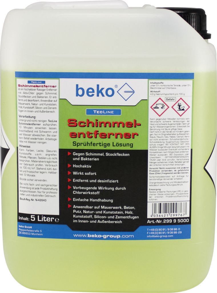beko TecLine Schimmelentferner-5 l