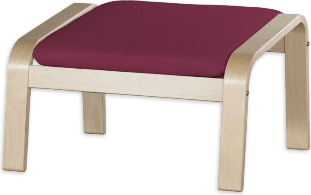 Dekoria Bezug für Poäng Hocker, pflaume , Hocker Poäng