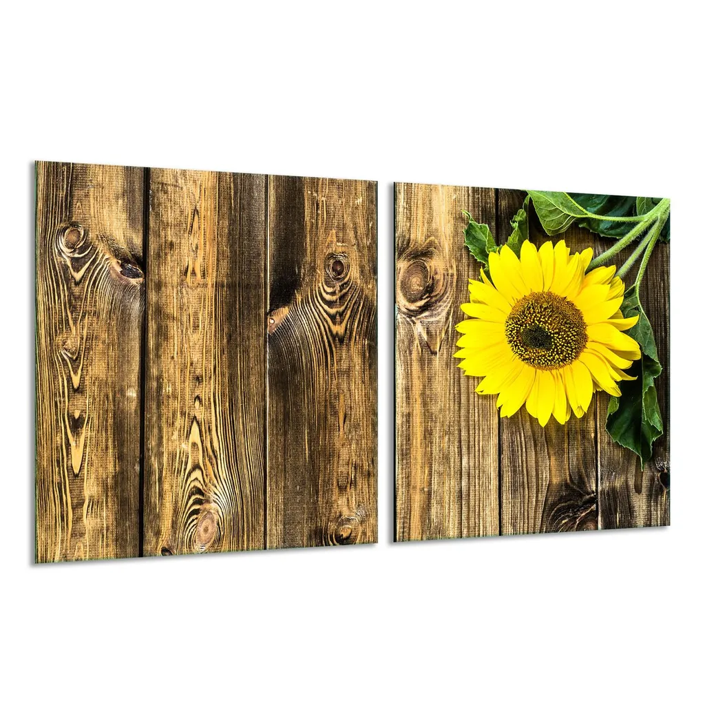 Coperchio per piano cottura in ceramica 2 pezzi 2x40x52 giallo girasole Coperchio per alzatina - 10