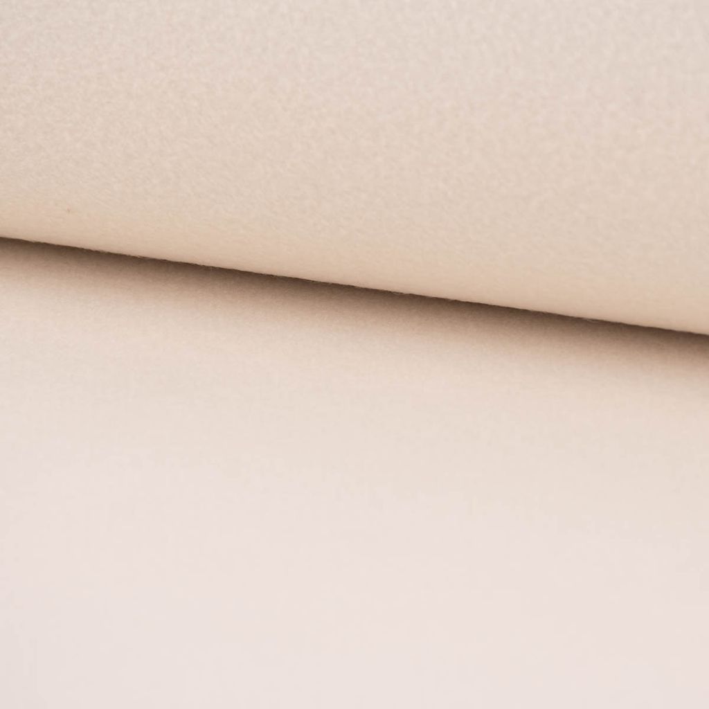 Kreativstoff Meterware Filz Stärke einfarbig creme 1,5mm Produktbild 