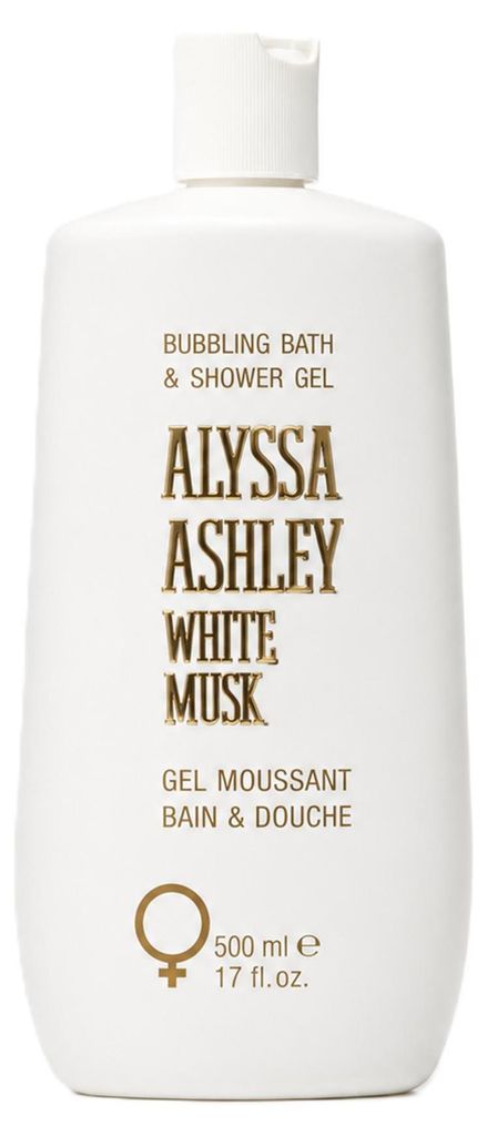 Alyssa Ashley White Musk Bubbling Bath and Shower Gel 500ml Produktbild 