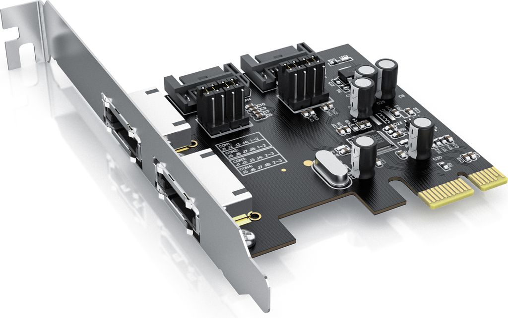 Karta rozhrania CSL PCIe pre SATA III / eSata III 2x Obrázok produktu 