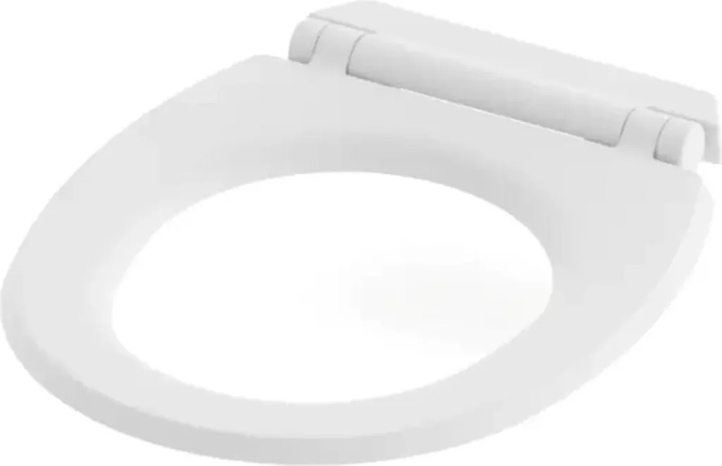 MKW Euro 2000 Sedile WC Bianco Senza Coperchio Cerniera Metallo
