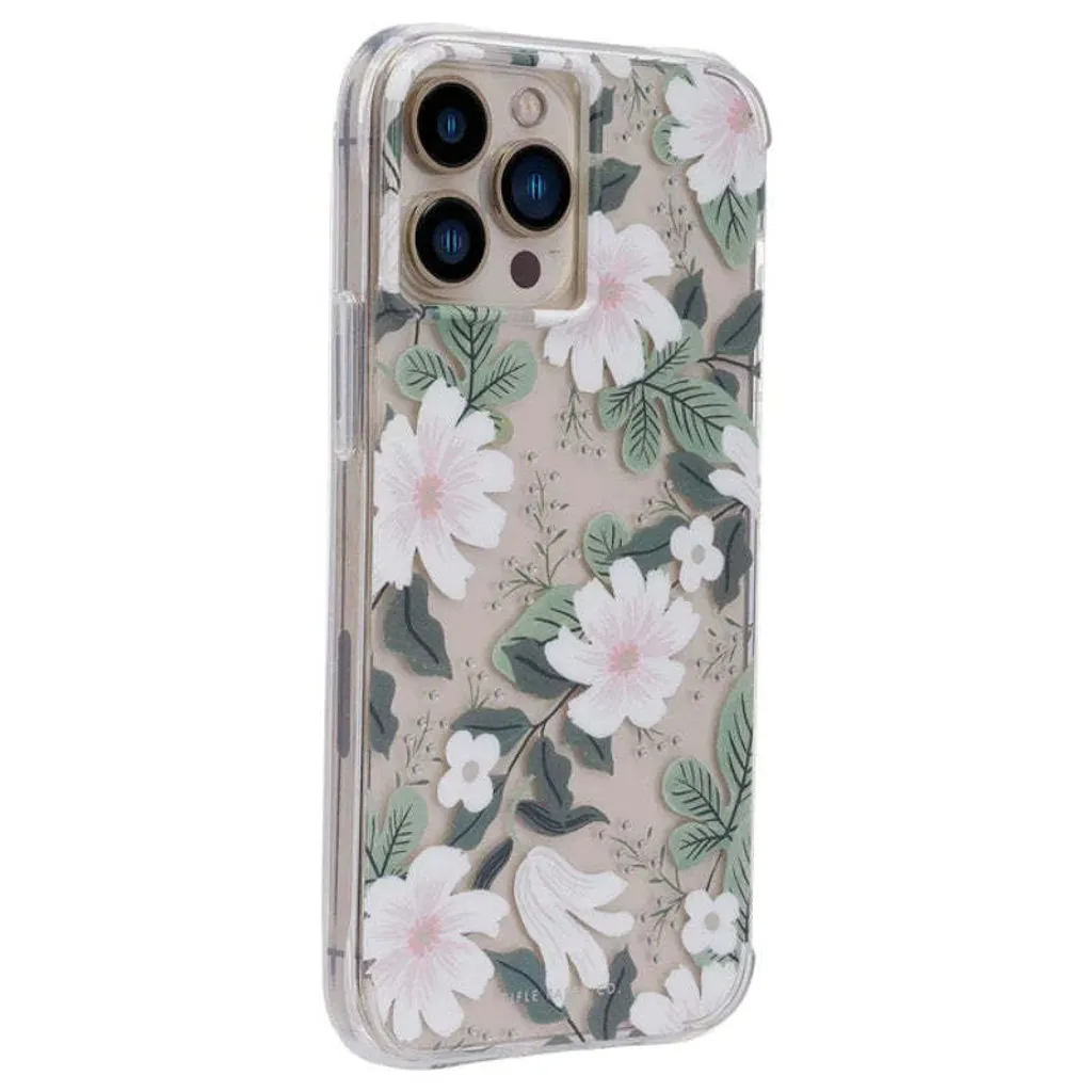 Coque Rifle Paper Clear pour iPhone 13 Pro Willow - Protection Design