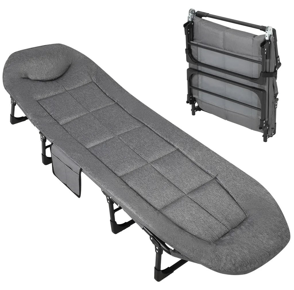 Lit pliant portable pour le camping et les randonnées en plein air