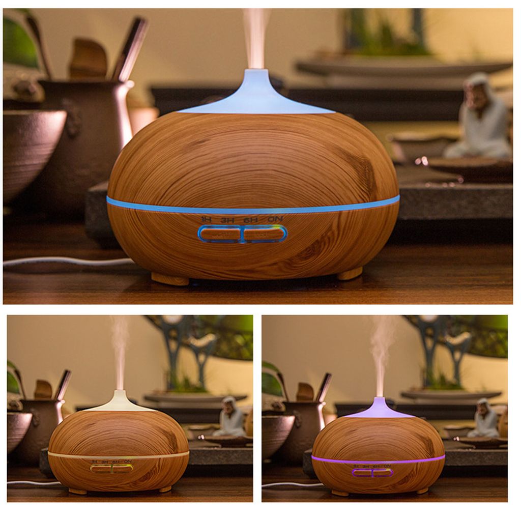 130mlUltraschall Luftbefeuchter Kinderzimmer Aroma Diffuser LED-Licht Humidifier 