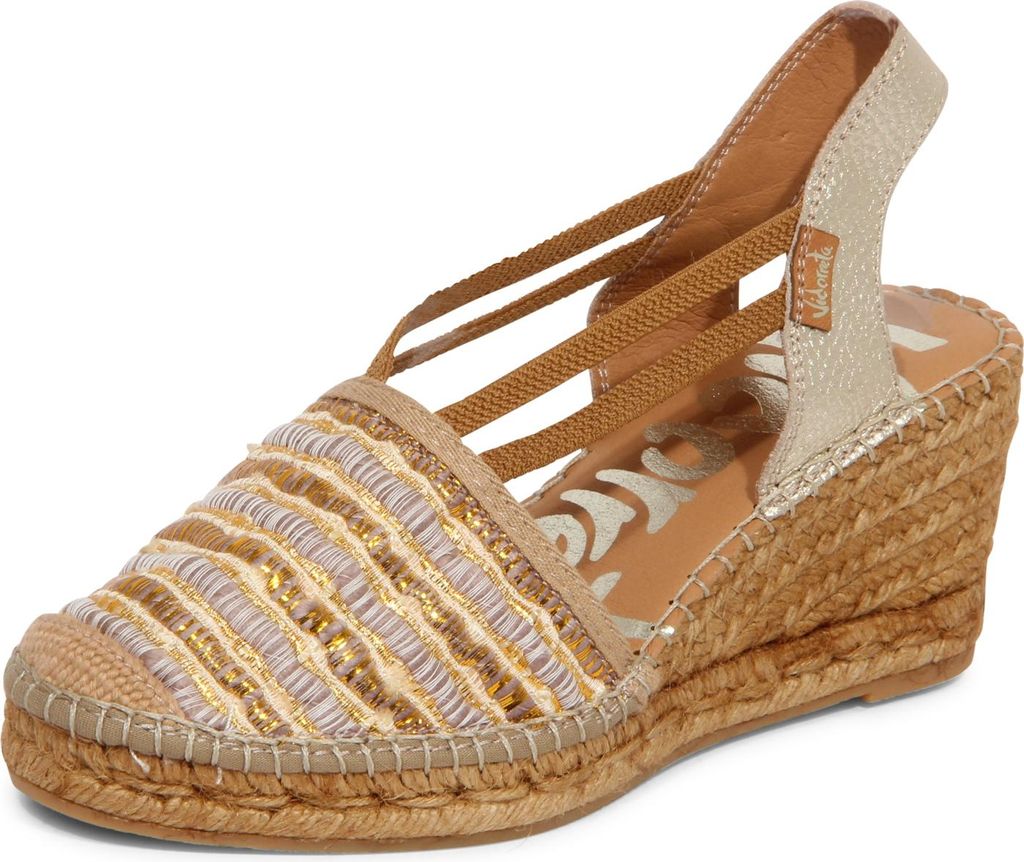I5418 Espadrillas Donna Vidorreta Valenciana Elasticos Woman Sandal