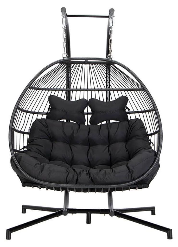 HOME DELUXE Hängesessel LOMA – Faltbar, 2 Sitzer in Produktbild 