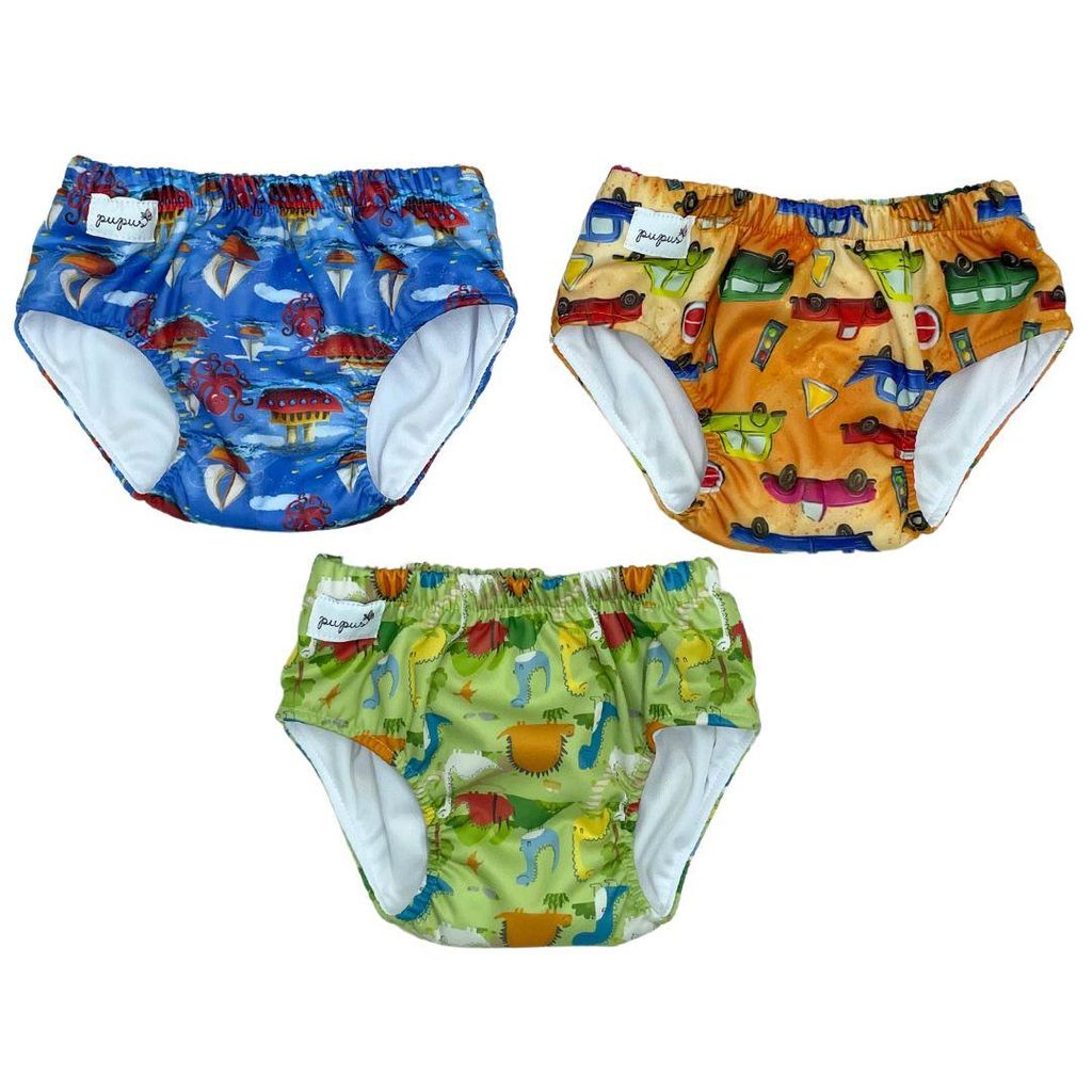 Pupus lot de 3 culottes d’apprentissage garçon, 2XL, 20–25 Image du produit 