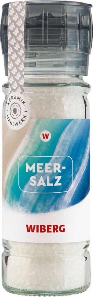 Wiberg Gewürzmühle Meersalz grobe Mischung unjodiert Packung 120g