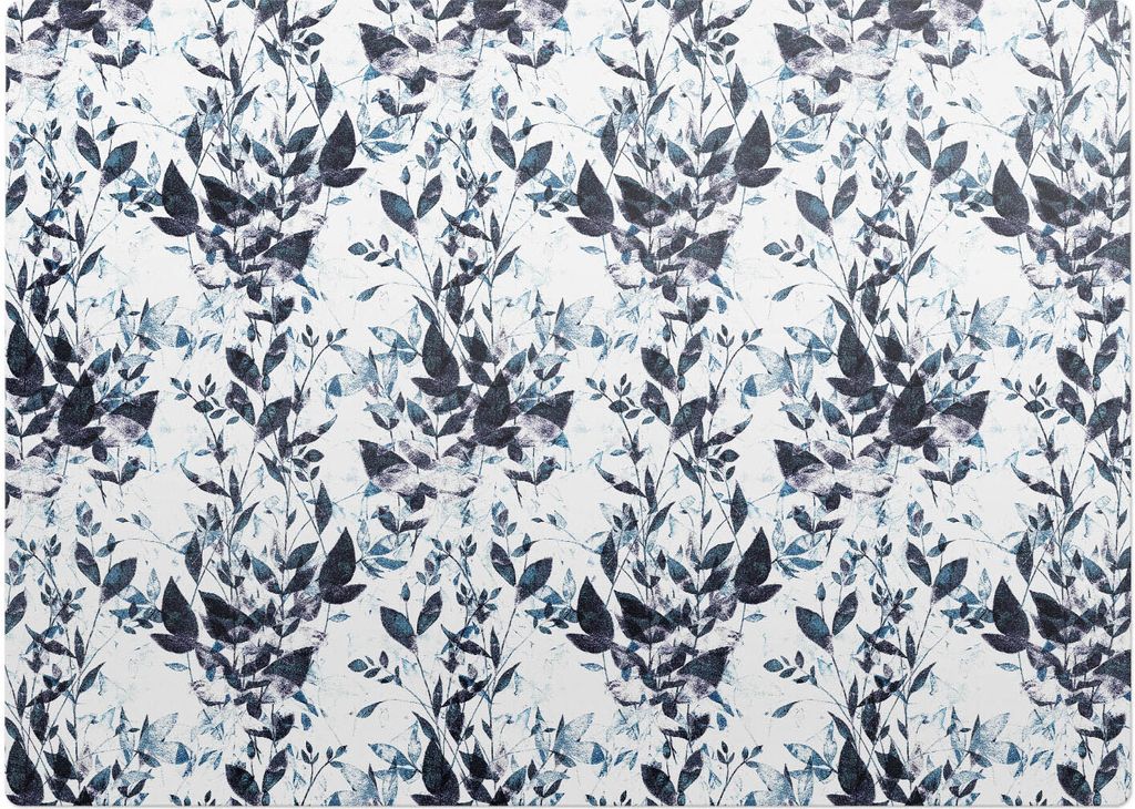 Vintage-Blumenmuster – Bodenschutzmatte – Rutschfest – Schutzmatte für Büro – Vinylmatte – Stuhlunterlage – 140 x 100 cm