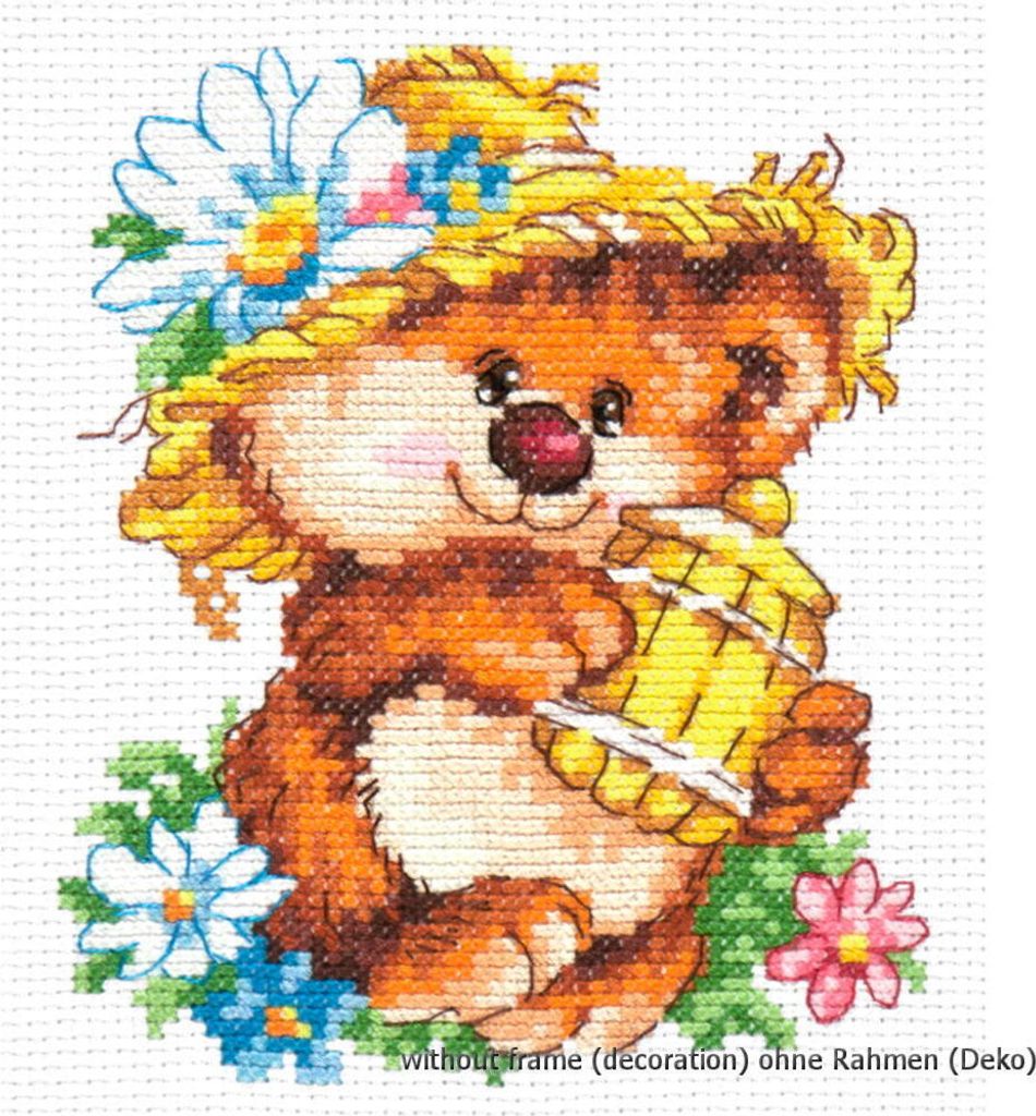 Magic Needle Kreuzstichset "Süßigkeiten", Zählmuster, 11x13cm