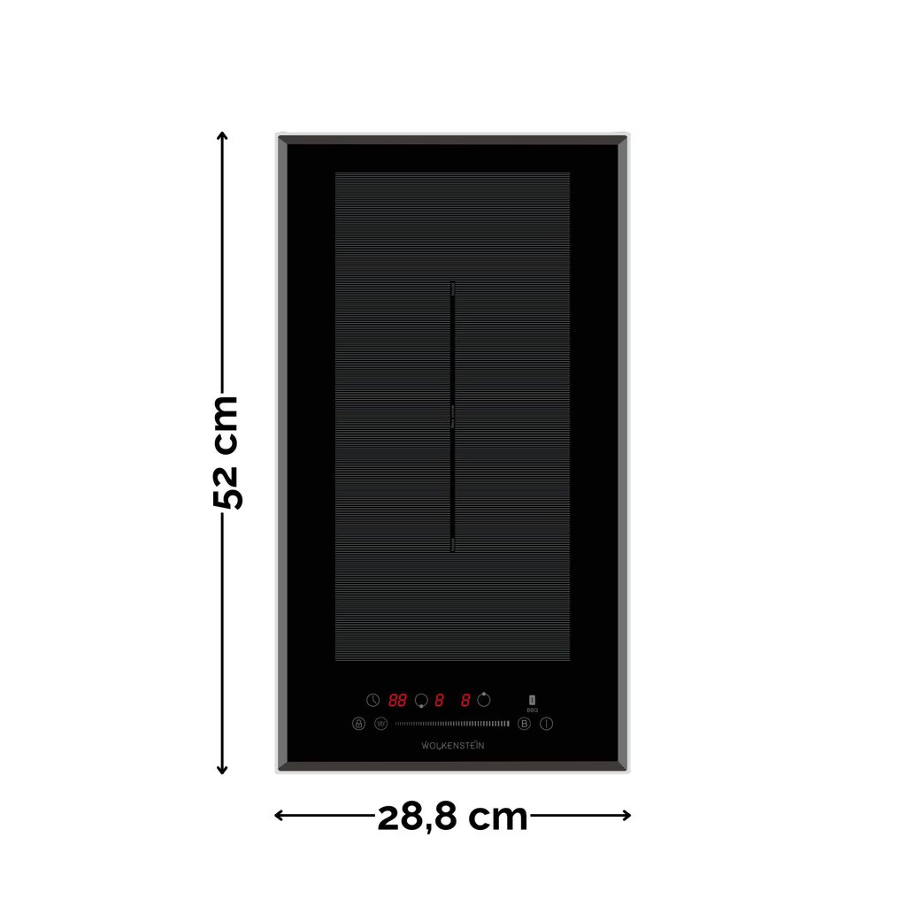 Wolkenstein WIF2-FZF, Schwarz, Integriert, 28.8 cm, Produktbild 