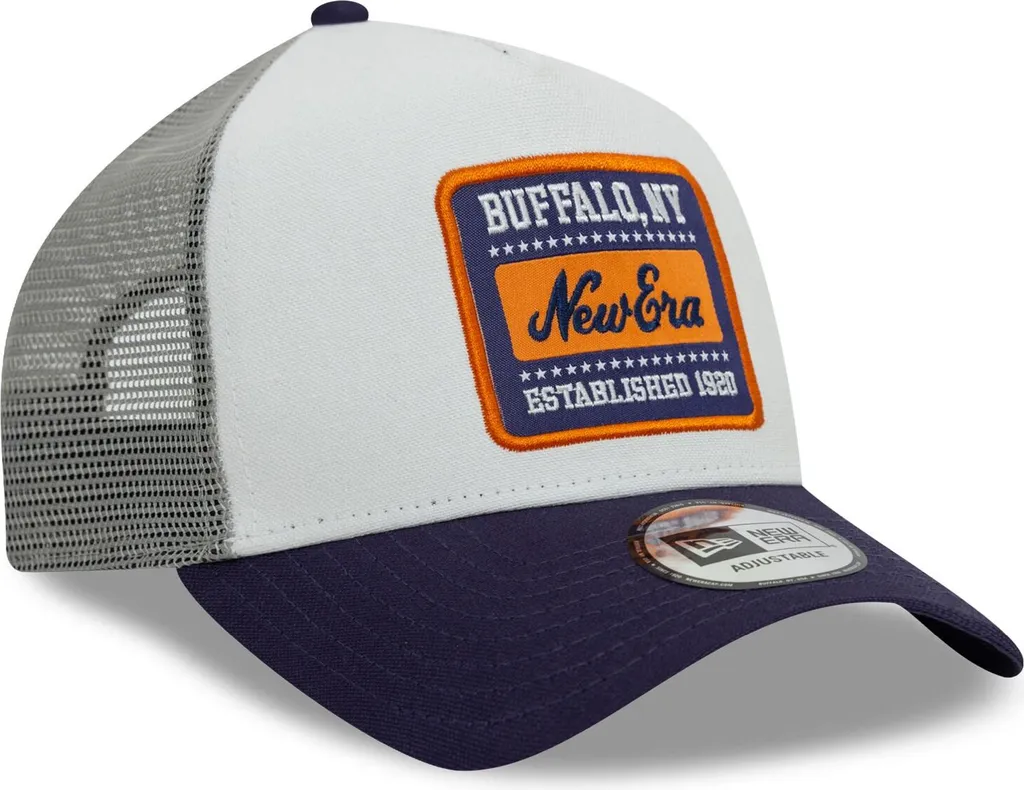 Casquette New Era Trucker Blanche Anti-Transpiration A-Frame Mesh - 2
