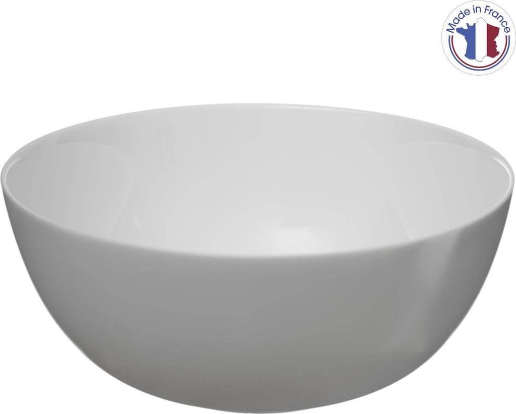 Weiße opal salatschüssel - SG Secret de Gourmet