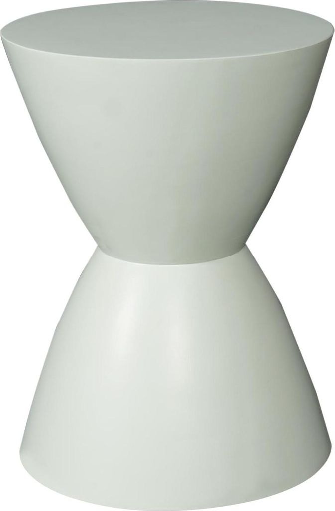 Beistelltisch Avery Mangoholz Beige Blau Grün Rosa 33 x 33 x 45 cm, Farbe:Grün