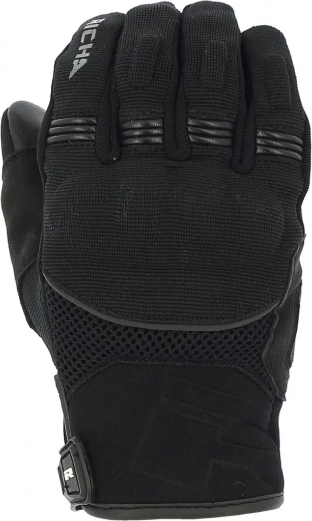 Gants moto femme RICHA SCOPE LADY noirs taille L - Confort et Sécurité