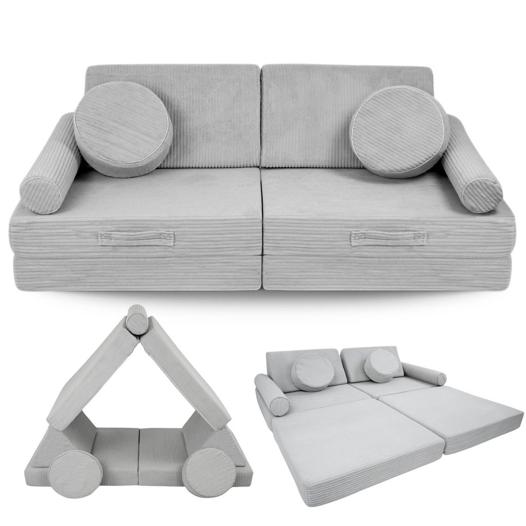 Canapé pour enfants en mousse 10 pièces – canapé modulaire Image du produit 