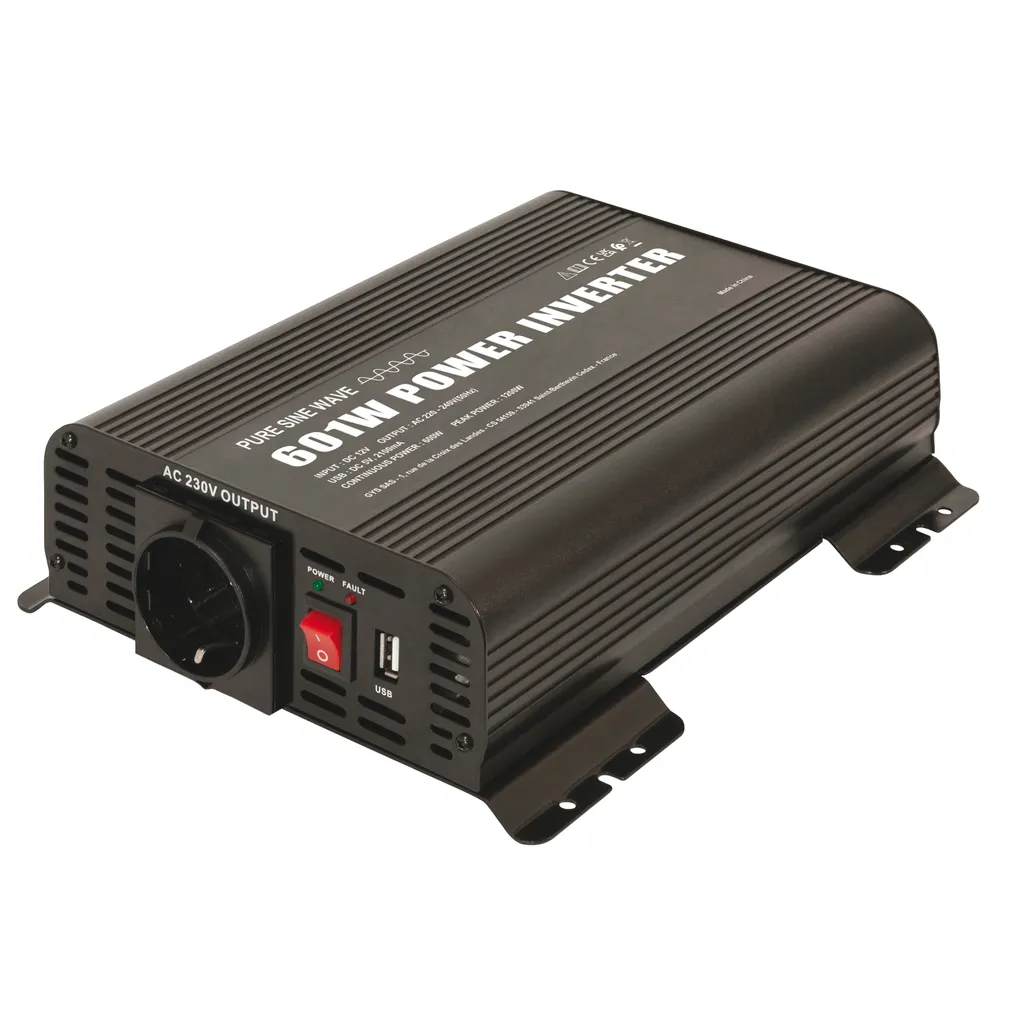 Convertisseur 12V 230V Camping-Car et Bateau Gys 600W Pur Sinus 067332