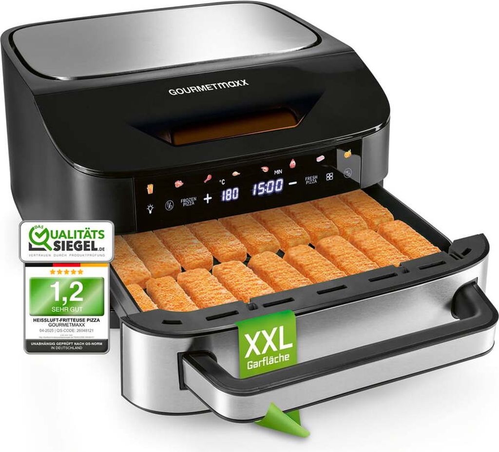 GOURMETmaxx Heißluftfritteuse mit XXL-Garfläche 7 L - 10 Produktbild 