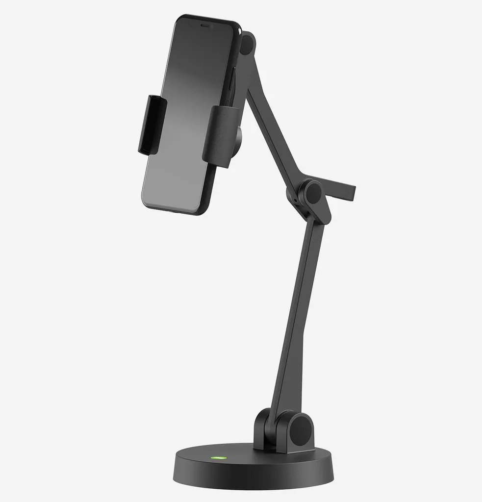 Ipevo SMZ Uplift Support Mobile Noir Ajustable en Aluminium Robuste - 2
