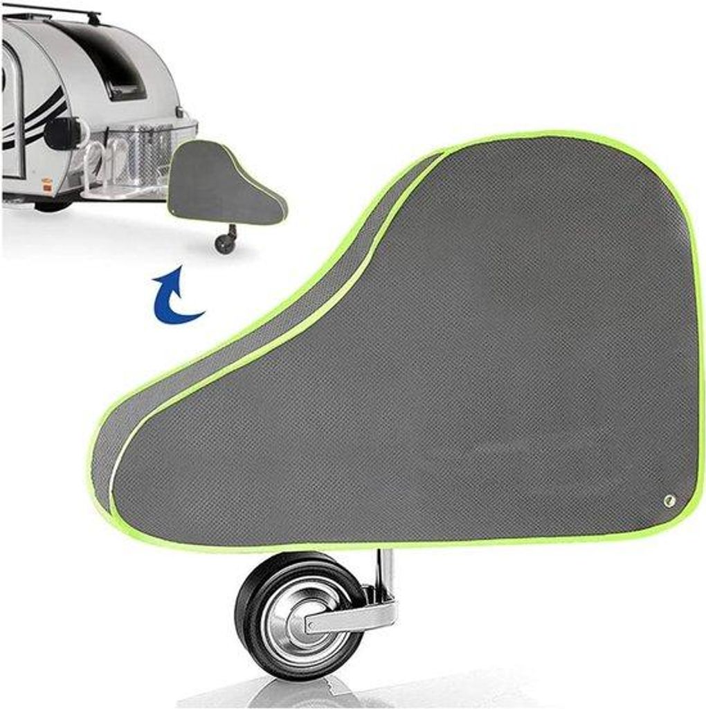 Universell einsetzbare Schutzfolie für Zugseilschlaufen von Caravan-Schlepphaken mit Riemen - Schlepphaken-Ablenkungsfolie mit angepasster Passfor...