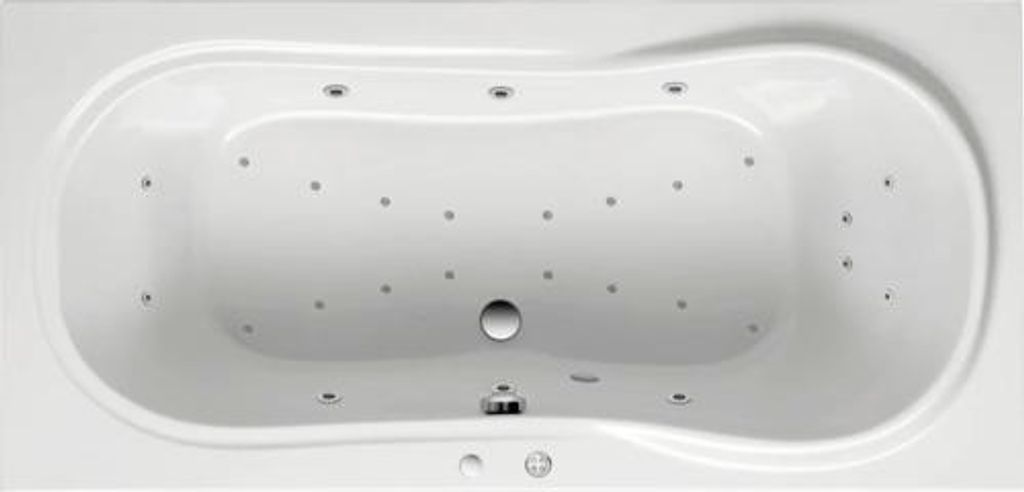 Whirlpool OTTOFOND Tivoli 90 x 190 cm weiß glänzend 58470