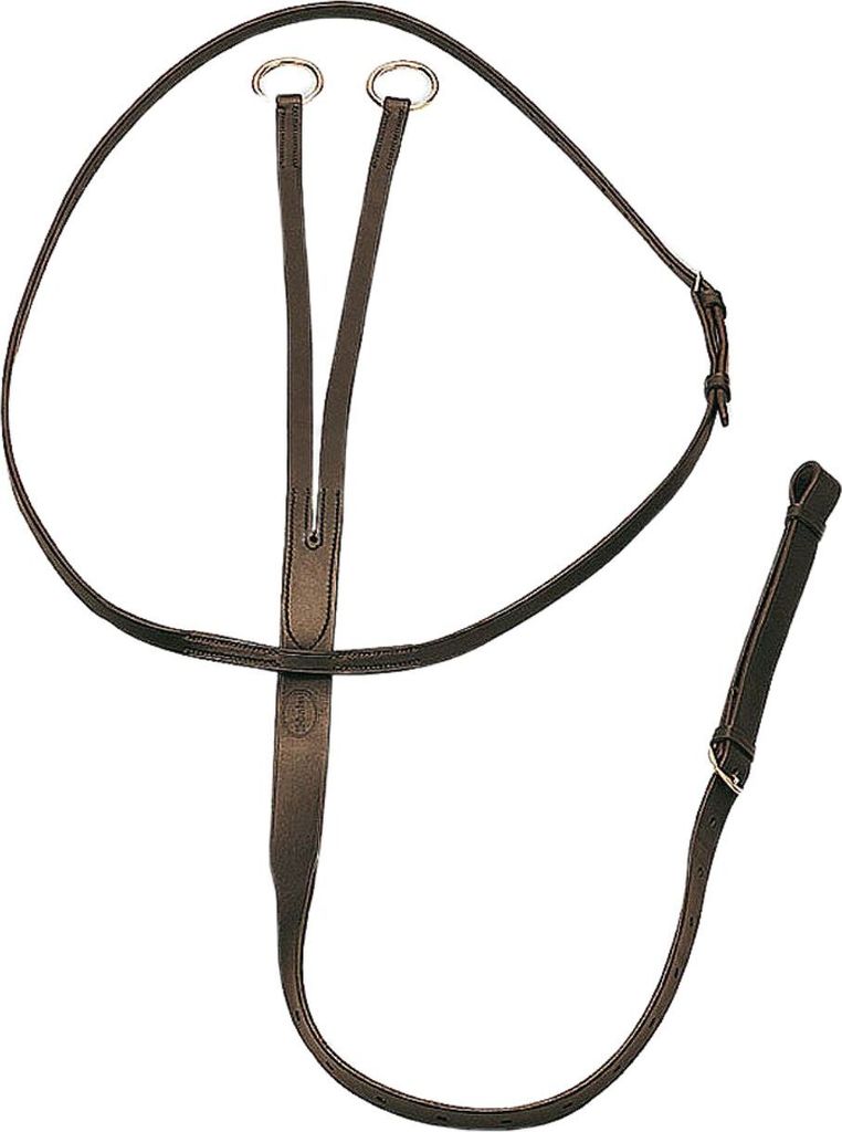 AMKA Martingal, aus Leder in Schwarz