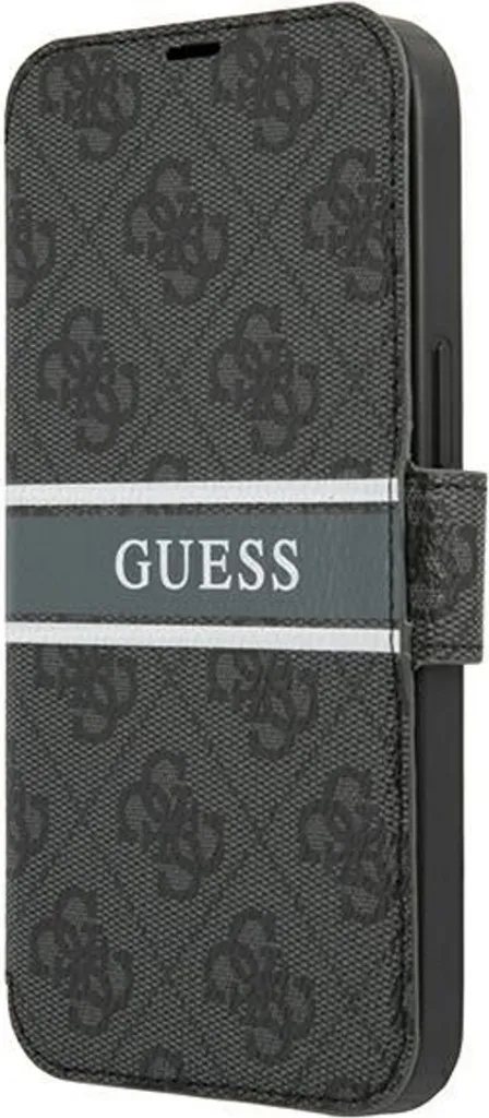 Cover Guess iPhone 13 Mini Grigia - Custodia Libro Portafoglio Ecopelle