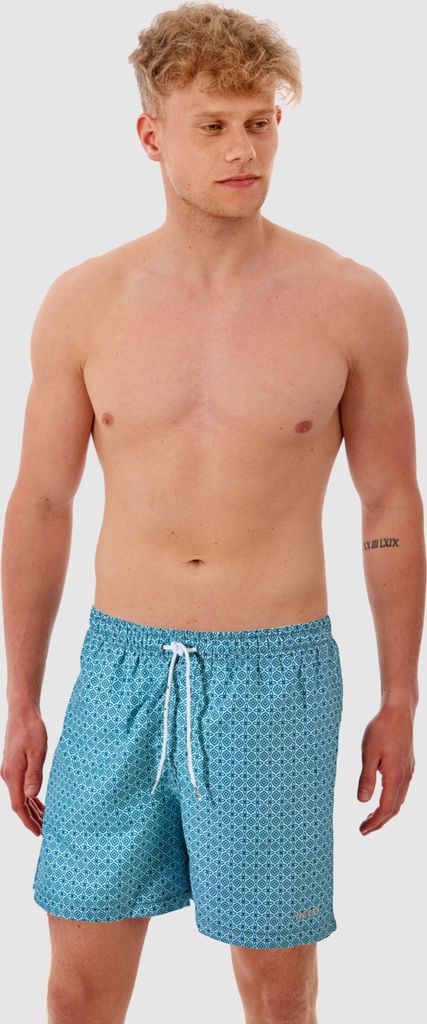 BECO the world of aquasports Badeshorts BECO-Basics Swimwear Shorts mit zeitlosem Muster mintgrün 2XL