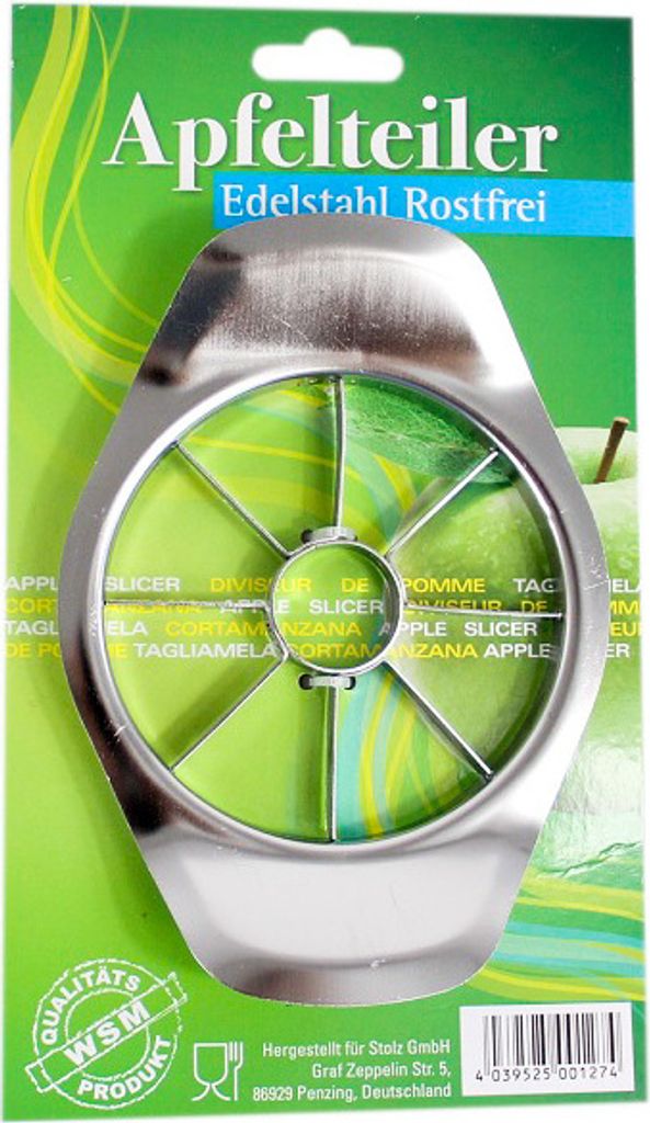 COUPE-POMMEAUX en acier inoxydable Coupe-pomme Épépineur de Image du produit 