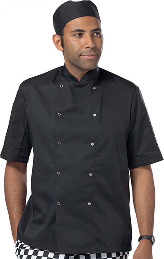 Dennys London Short Sleeve Snap Stud Fastening Jacket