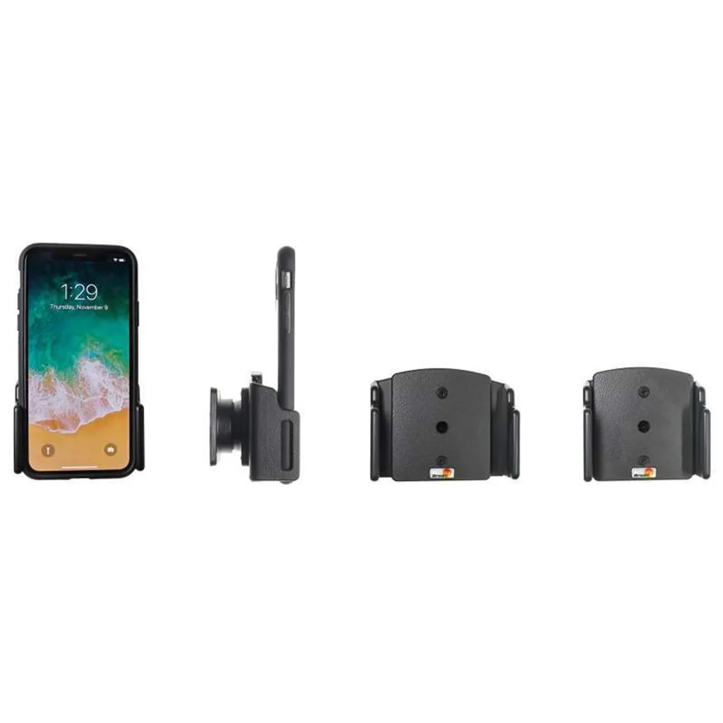 Support voiture passif Apple iPhone X Brodit avec rotule inclinable