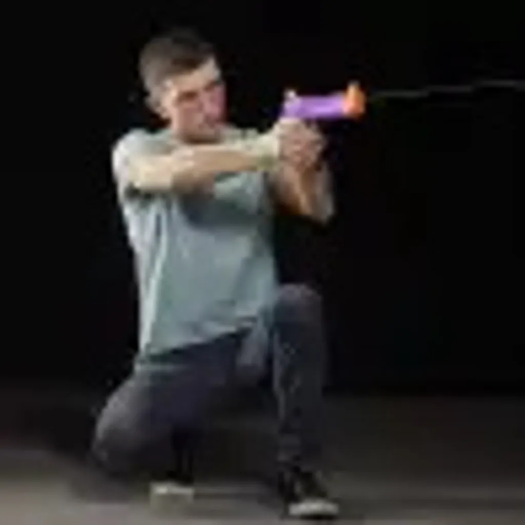 Pistolet à eau Nerf Fortnite HC-E - Canon à main bleu et gris - Été - 11