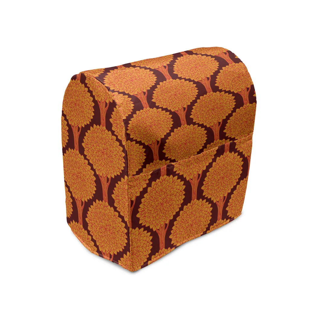 Housse de protection pour robot de cuisine avec poches motif art moderne