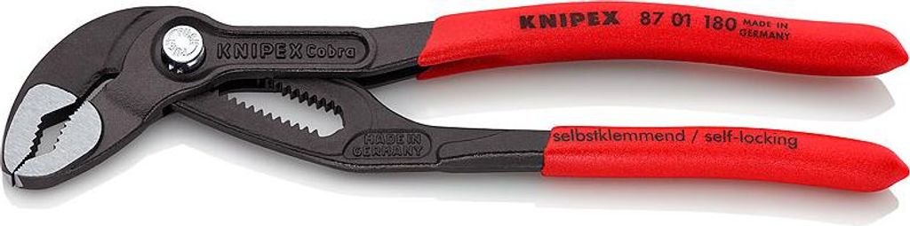 Pince multiprise de pointe COBRA® 300mm - KNIPEX - 87 01 Image du produit 