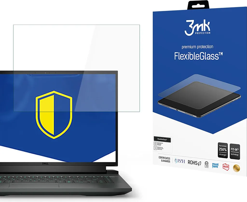 Protezione 3Mk FlexibleGlass per Dell G16 - Durezza 7H Certificata
