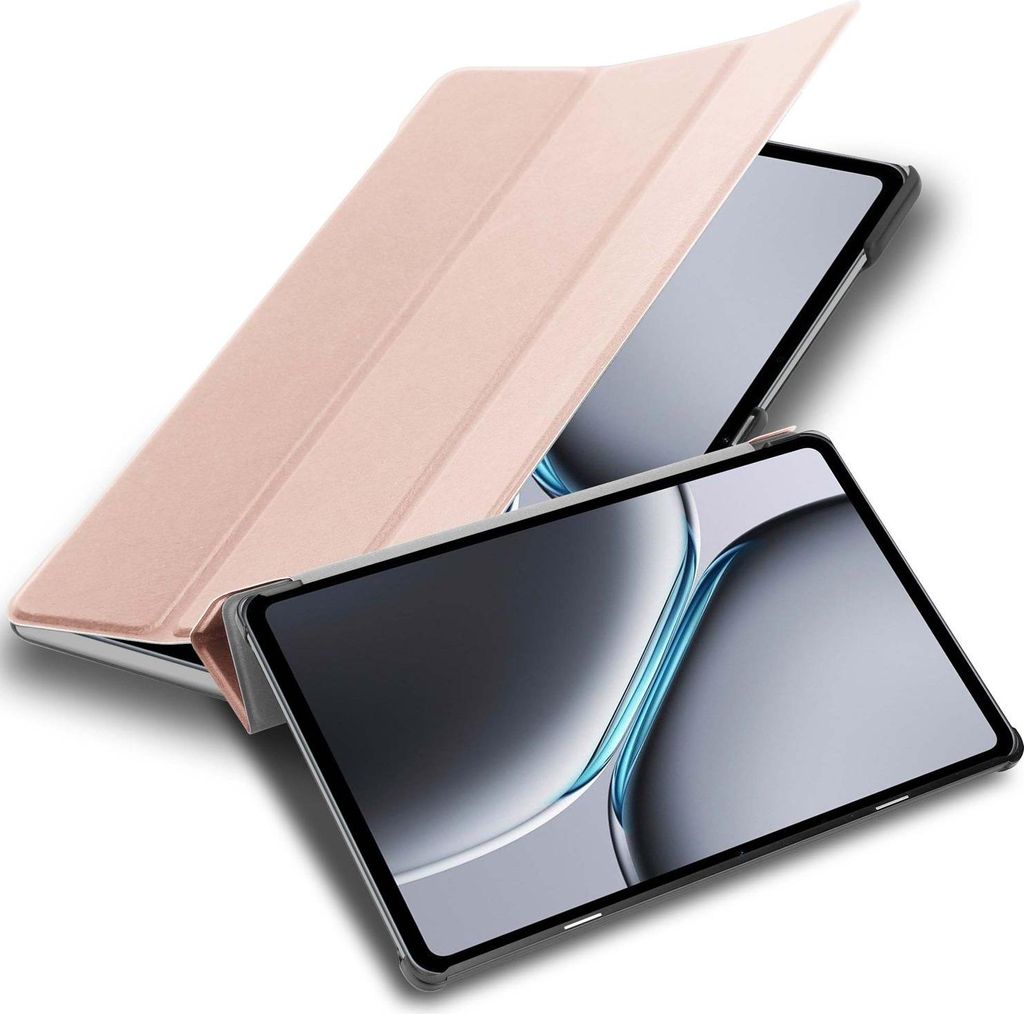 Cadorabo Hülle für OnePlus Pad 2 Schutzhülle in PASTELL ROSÉ GOLD Tablet Hülle Case Cover Book Etui