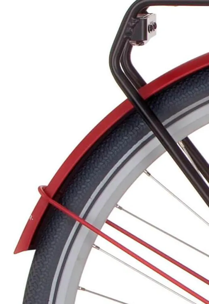 Garde-boue arrière étanche Cortina Fender Common 28 rouge mat anti-choc