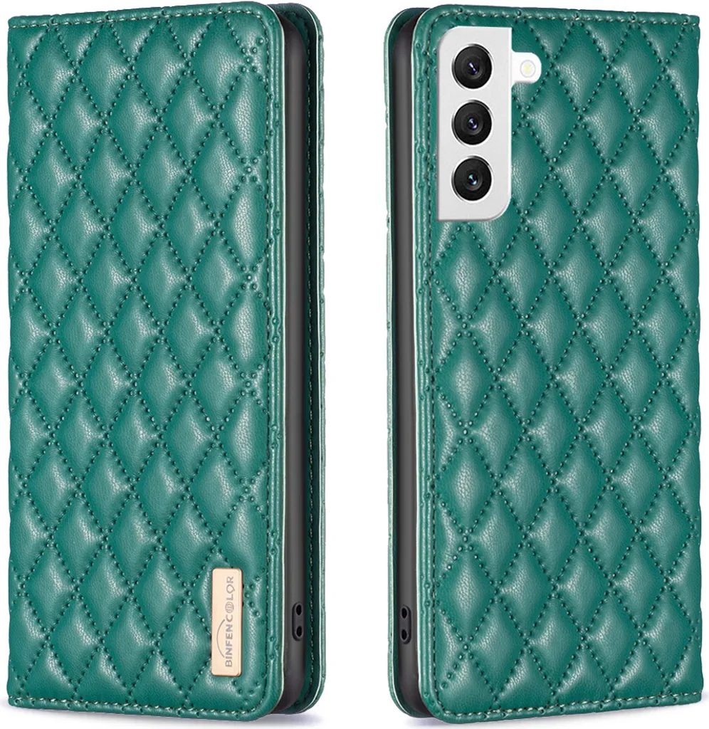 Custodia Samsung S22 5G Verde a Libro: Protezione Totale e Comodità