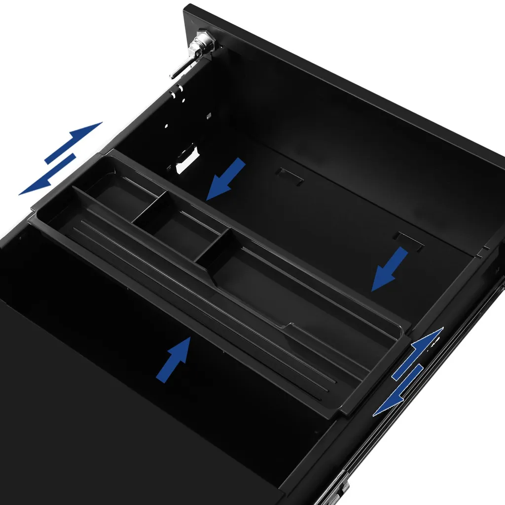 Solution de rangement compacte Leobert Noir Mat pour petits appartements - 10