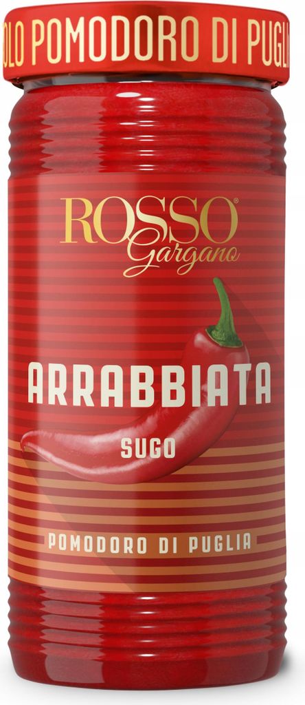 Sugo all'Arrabbiata 290g Pikante Tomatensoße - Rosso Gargano