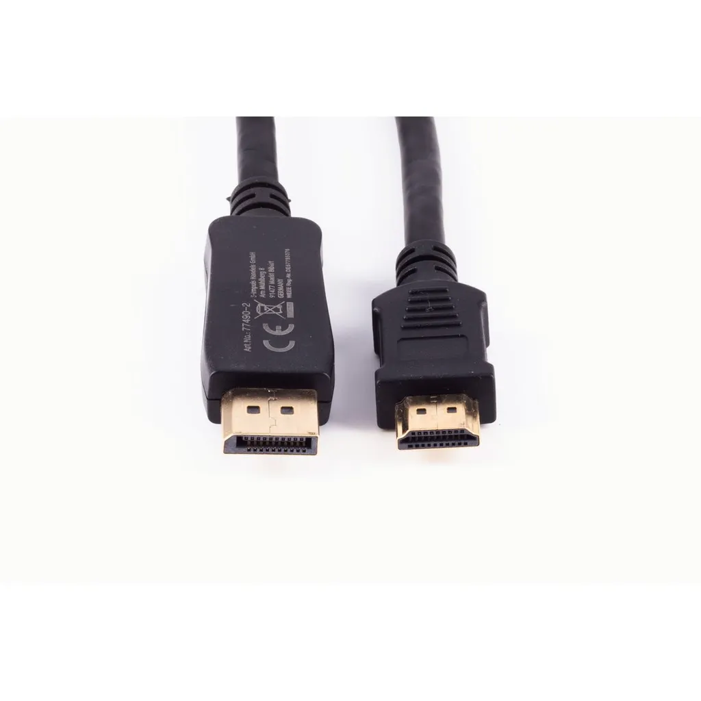 Câble DisplayPort vers HDMI 7,5m shiverpeaks BASIC-S pour Vidéo HD