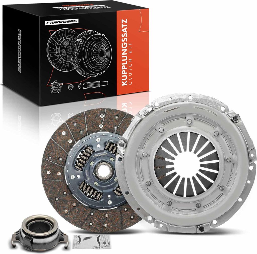 Frankberg 1x Kupplungssatz für Hyundai H-1 Cargo TQ H-1 Kasten A1 H-1/Starex Bus KIA Sorento I JC 2.5L