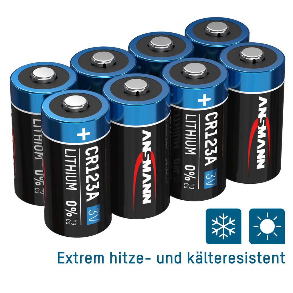 8x ANSMANN CR123A Lithium Batterie 3V Kaufland.de