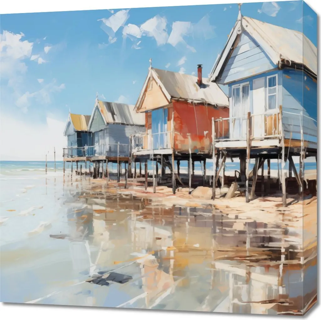 Decorazione Parete Mare Quadro 60x60 cm - Stampa Artistica su Tela